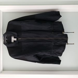 Vintage Lavon Silk Windbreaker Jacket Size M Black